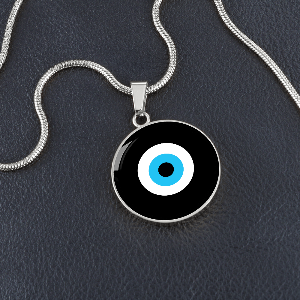Evil Eye Necklace | Black | Free Shipping