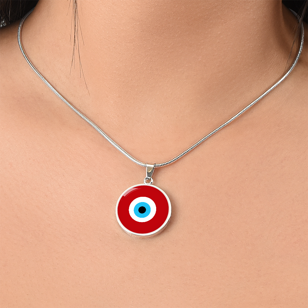 Evil Eye Necklace | Red Amulet | Free Shipping