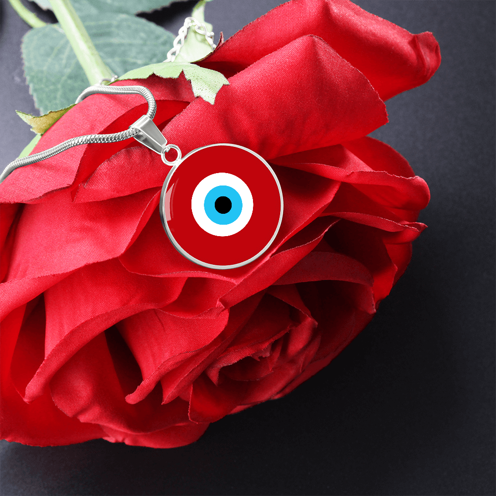 Evil Eye Necklace | Red Amulet | Free Shipping
