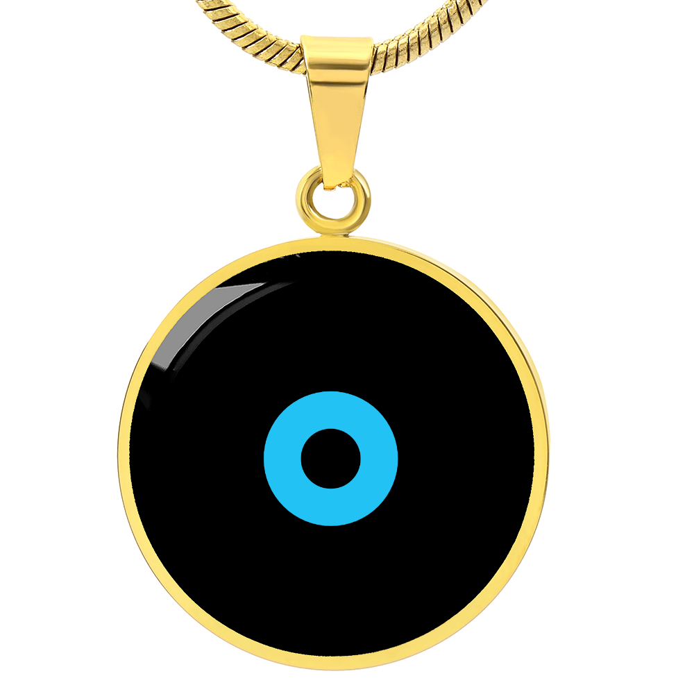 Evil Eye Necklace | Black Amulet | Signature Design | Free Shipping