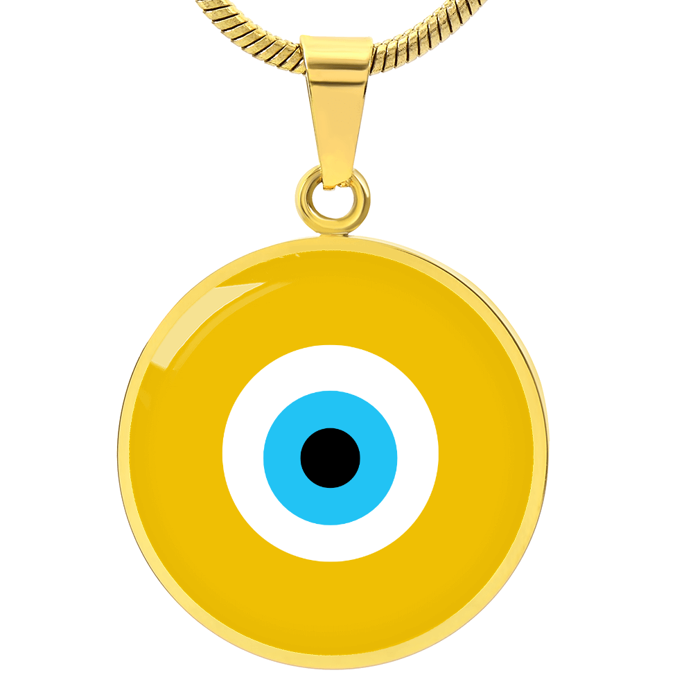 Evil Eye Necklace | Gold Amulet | Signature Design | Free Shipping