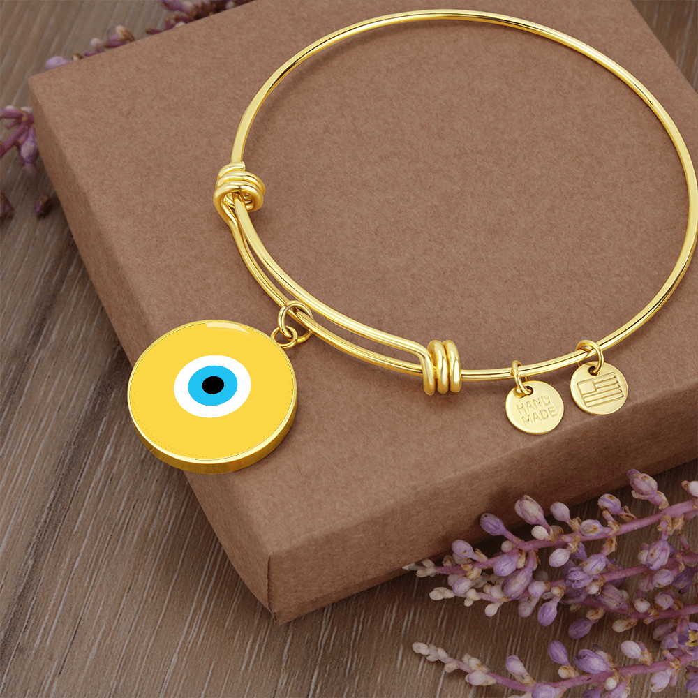 Evil Eye Bracelet | Yellow | Free Shipping