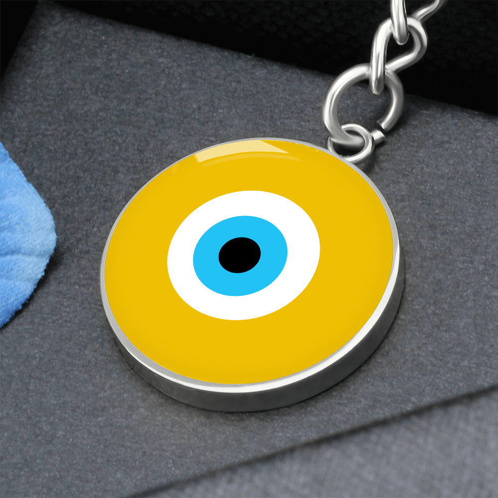 Evil Eye Keychain | Gold Amulet | Signature Design | Free Shipping