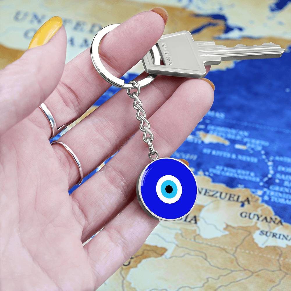 Evil Eye Keychain | Blue Amulet | Free Shipping