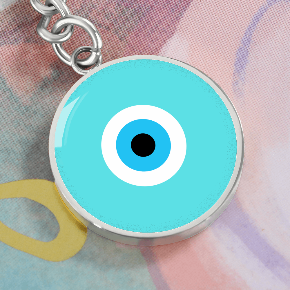 Evil Eye Keychain | Turquoise Amulet | Free Shipping