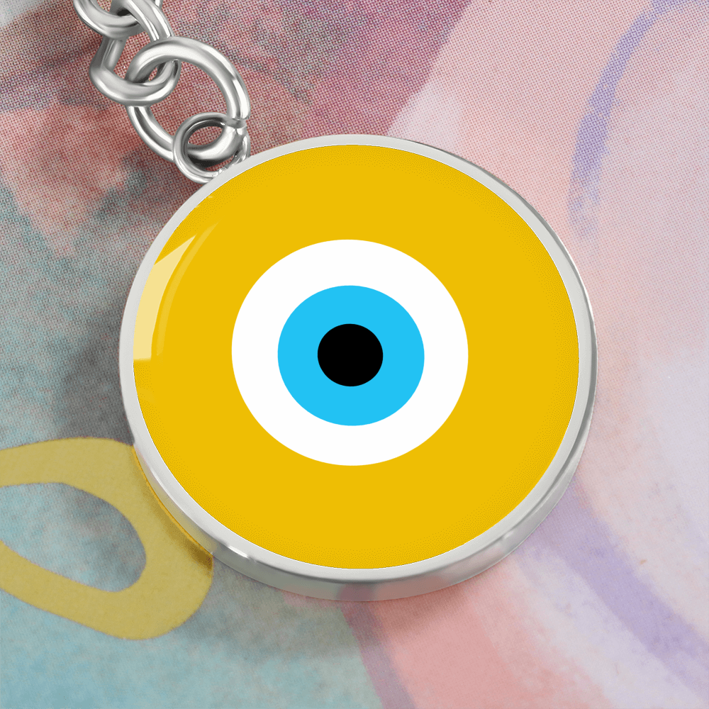 Evil Eye Keychain | Gold Amulet | Signature Design | Free Shipping