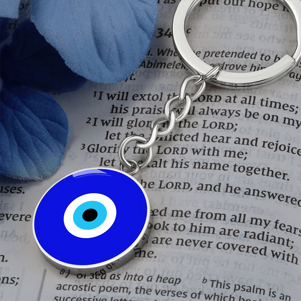 Evil Eye Keychain | Blue Amulet | Free Shipping