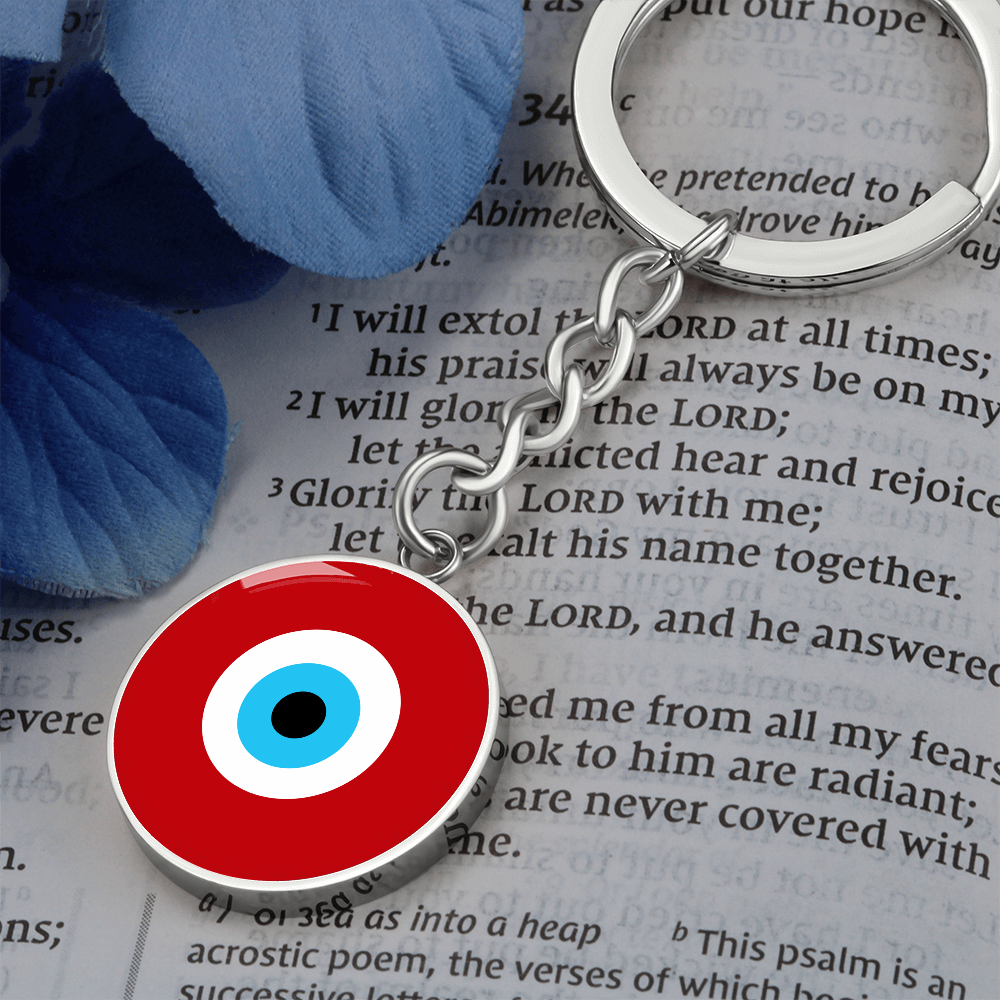 Evil Eye Keychain | Red Amulet | Free Shipping
