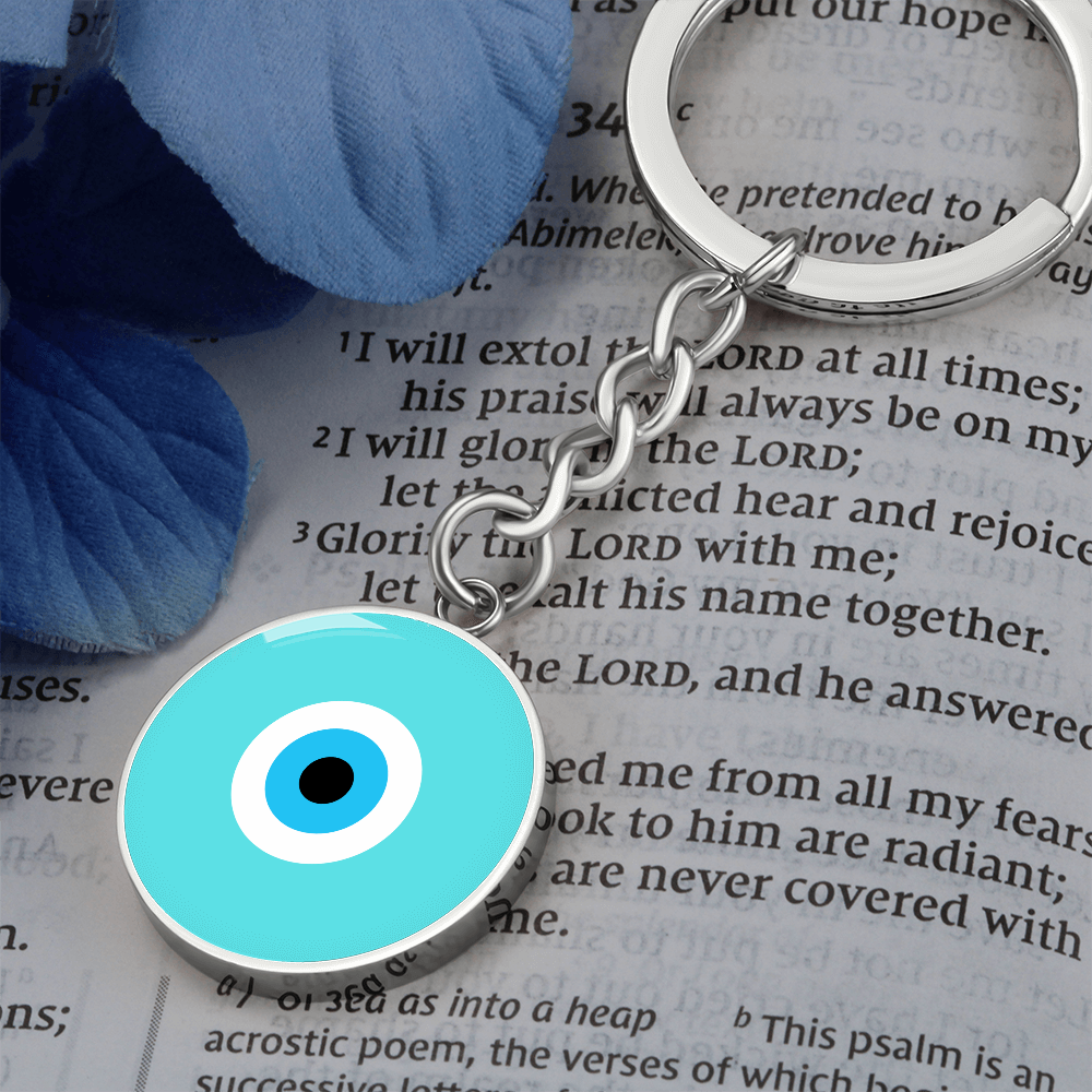 Evil Eye Keychain | Turquoise Amulet | Free Shipping