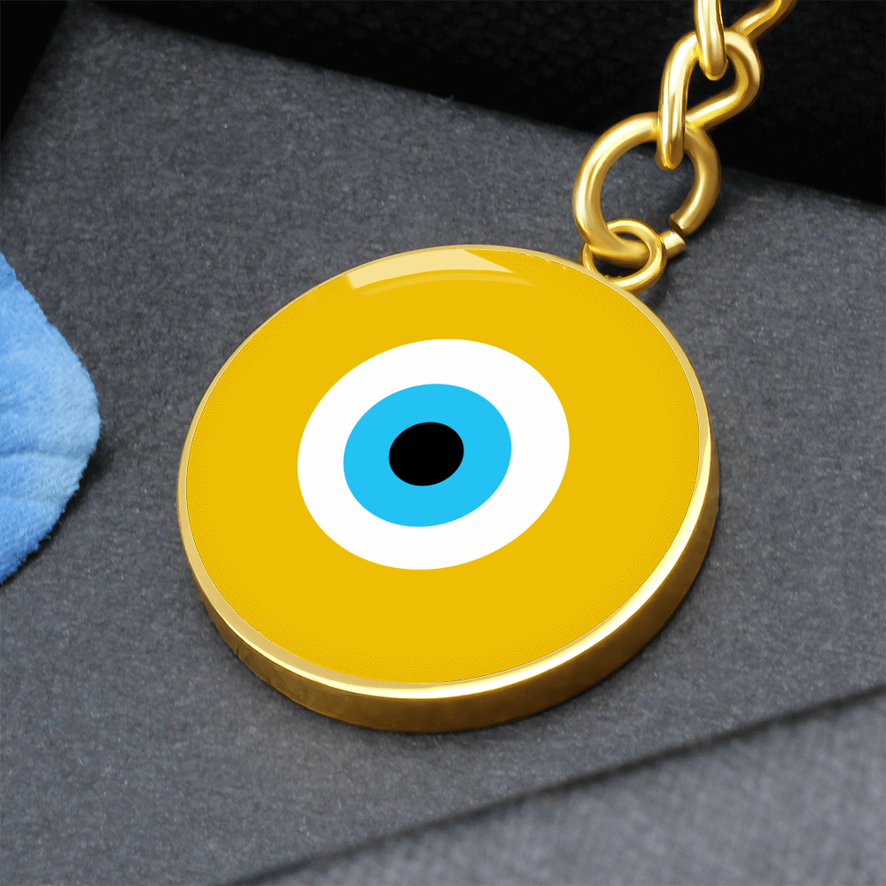 Evil Eye Keychain | Gold Amulet | Signature Design | Free Shipping