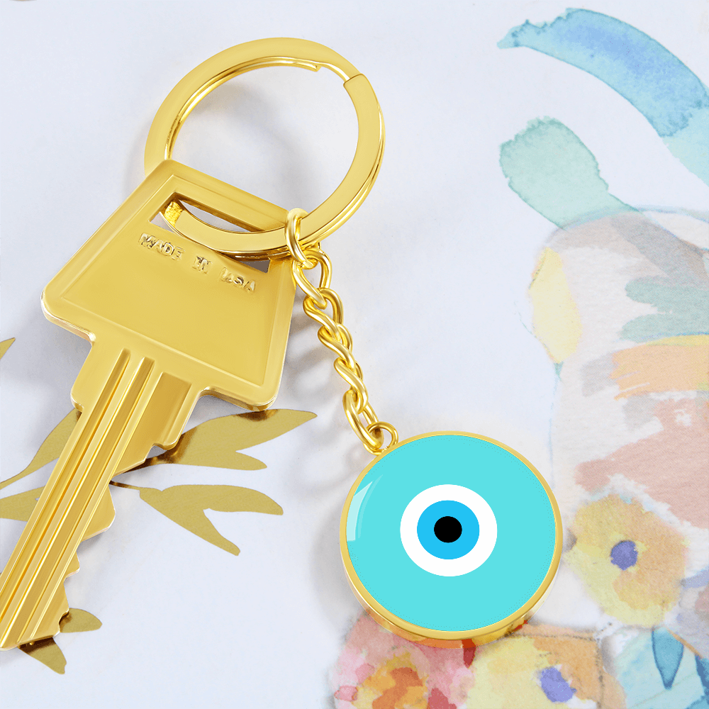 Evil Eye Keychain | Turquoise Amulet | Free Shipping