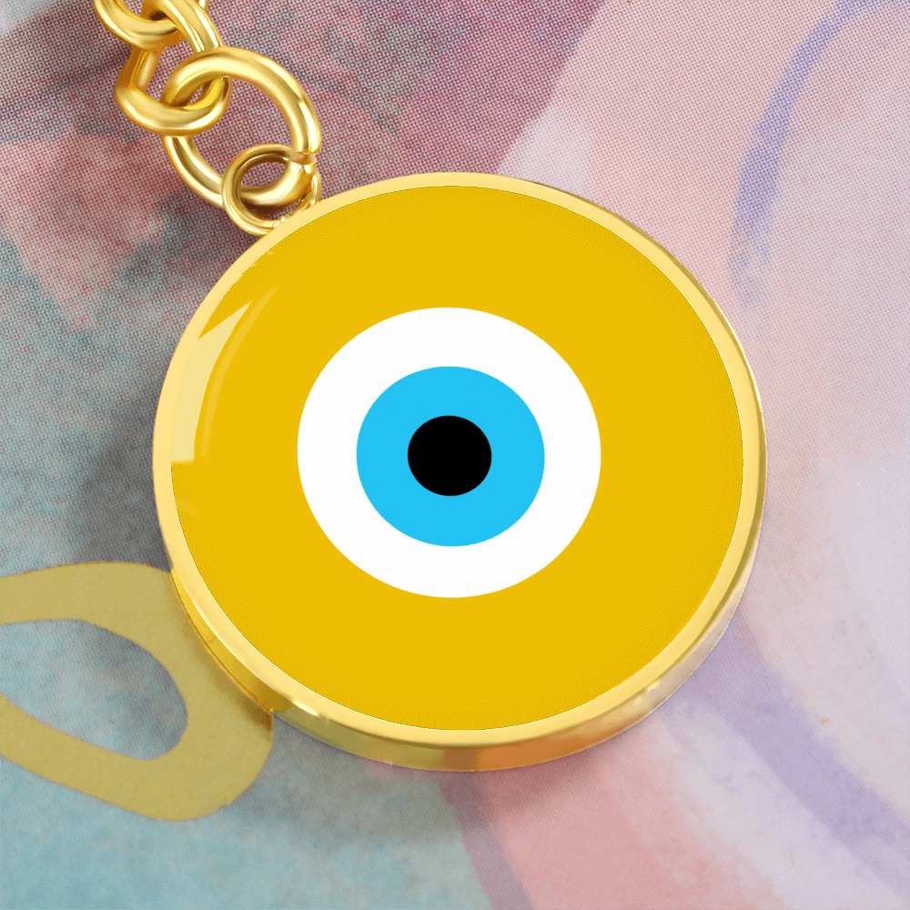 Evil Eye Keychain | Gold Amulet | Signature Design | Free Shipping