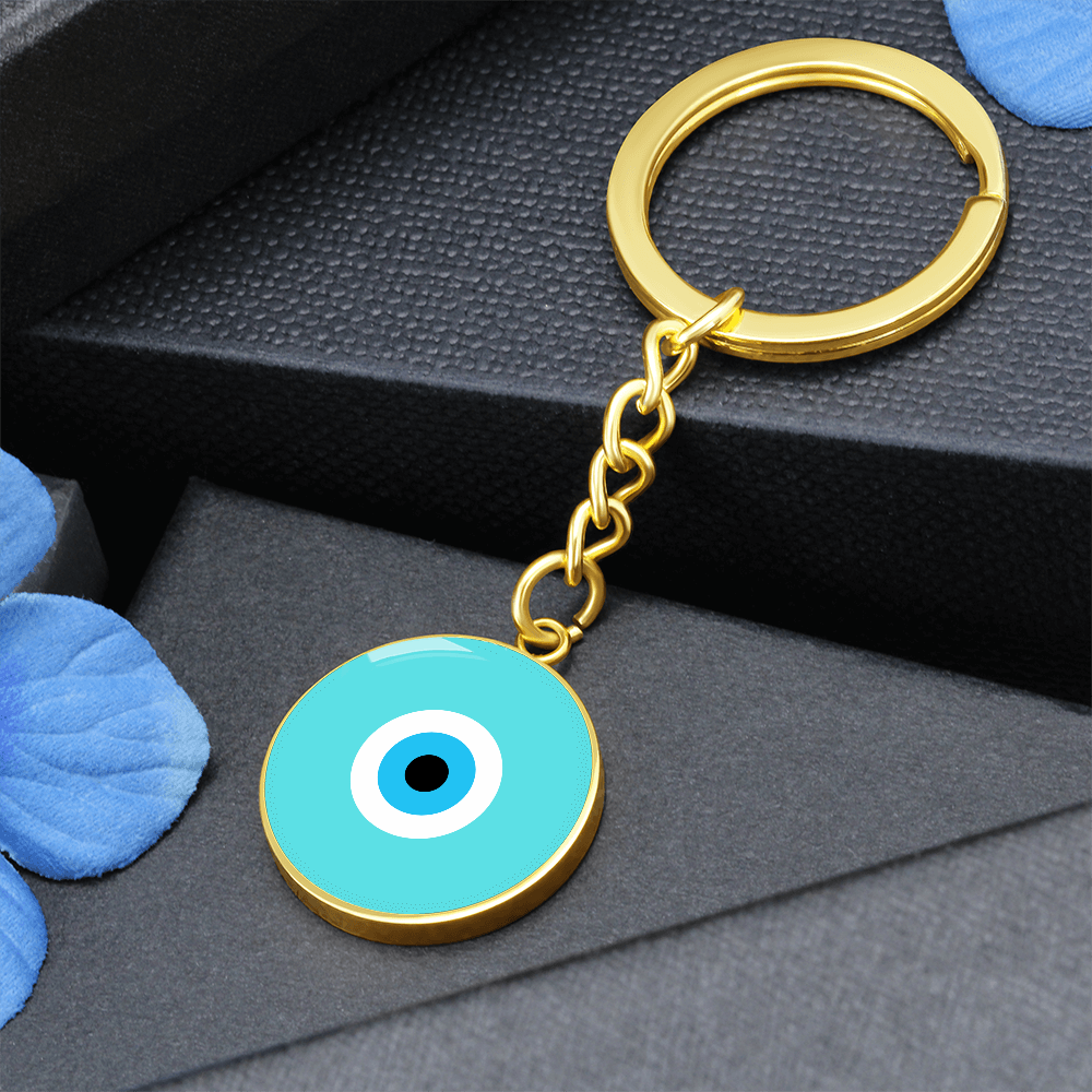 Evil Eye Keychain | Turquoise Amulet | Free Shipping