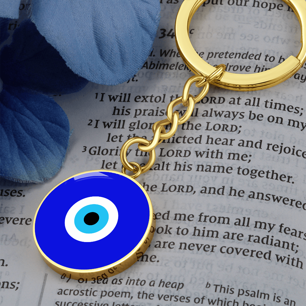 Evil Eye Keychain | Blue Amulet | Free Shipping