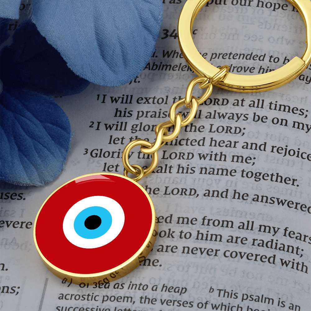 Evil Eye Keychain | Red Amulet | Free Shipping