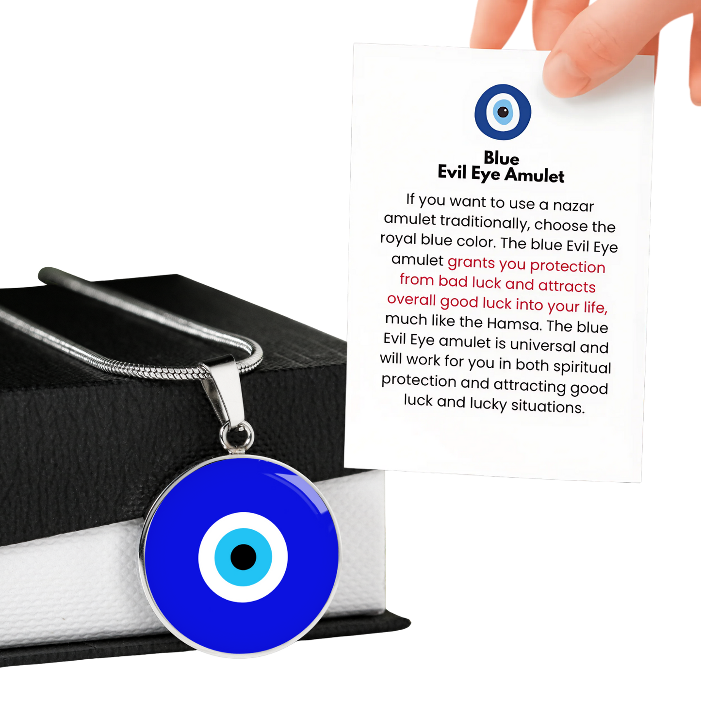 Evil Eye Necklace | Blue Amulet | Original | Free Shipping