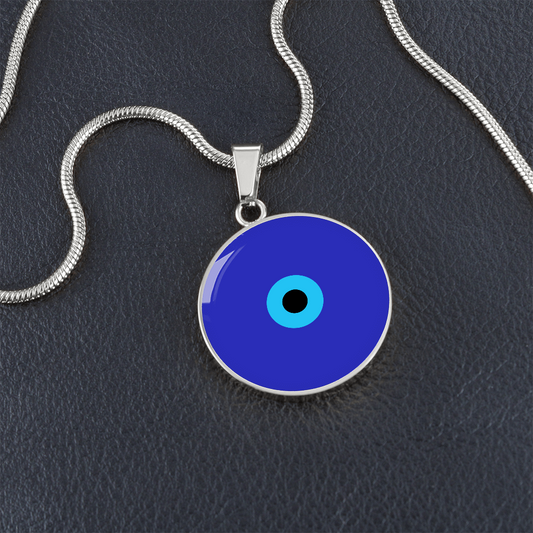 Evil Eye Necklace | Blue Amulet  | Free Shipping