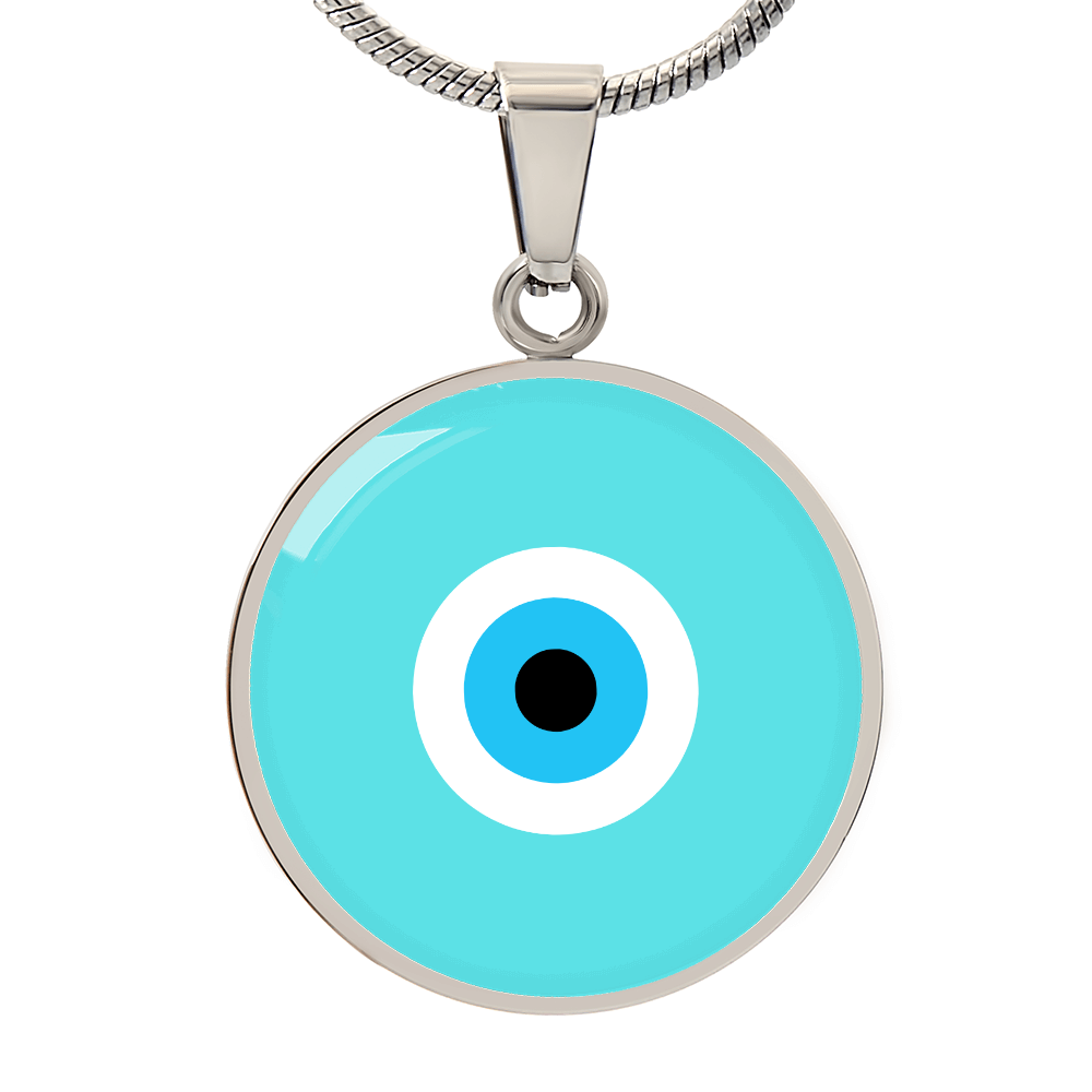 Evil Eye Necklace | Turquoise Amulet |  Signature Design | Free Shipping