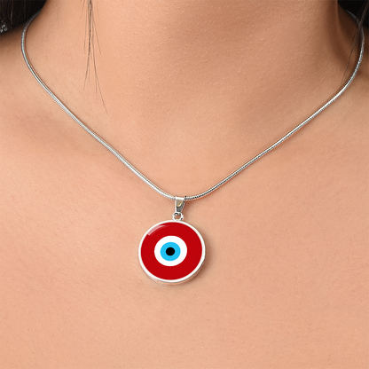 Evil Eye Necklace | Red Amulet | Free Shipping