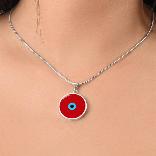 Evil Eye Necklace | Red Amulet |  Signature Design | Free Shipping