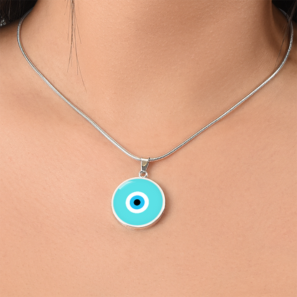 Evil Eye Necklace | Turquoise Amulet |  Signature Design | Free Shipping