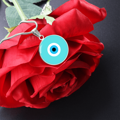 Evil Eye Necklace | Turquoise Amulet |  Signature Design | Free Shipping