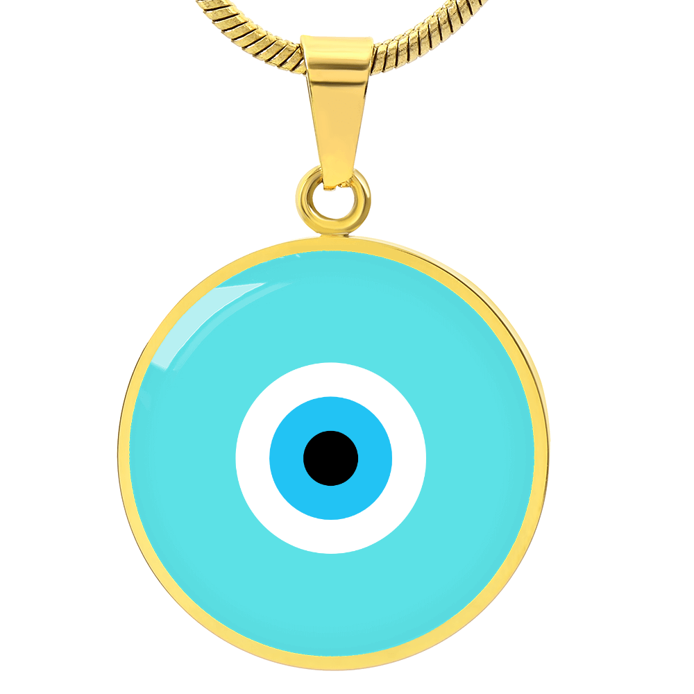 Evil Eye Necklace | Turquoise Amulet |  Signature Design | Free Shipping