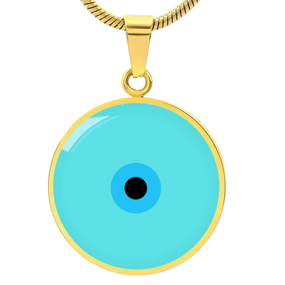 Evil Eye Necklace | Turquoise Amulet |  Signature Design | Free Shipping