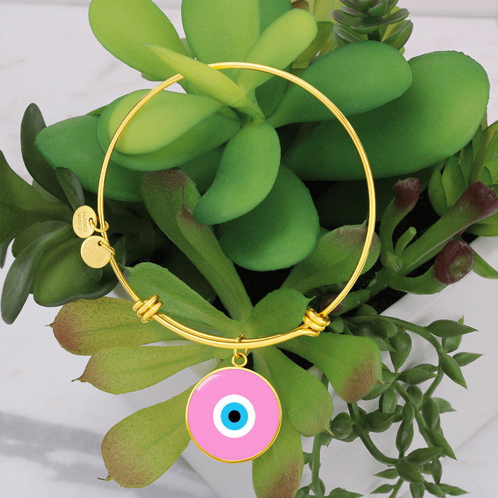 Evil Eye Bracelet | Soft Pink | Free Shipping