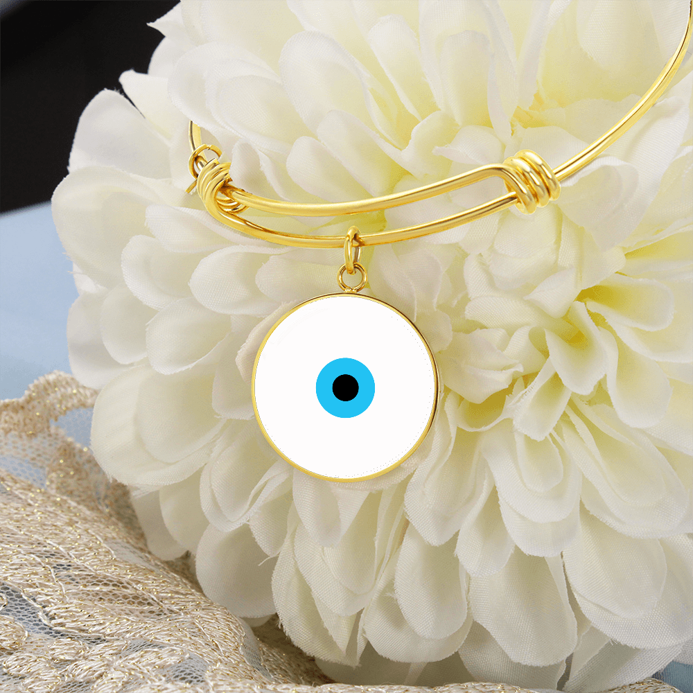 Evil Eye Bracelet | White | Free Shipping
