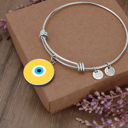 Evil Eye Bracelet | Yellow | Free Shipping