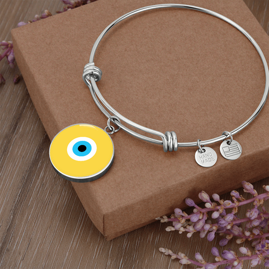 Evil Eye Bracelet | Yellow | Free Shipping