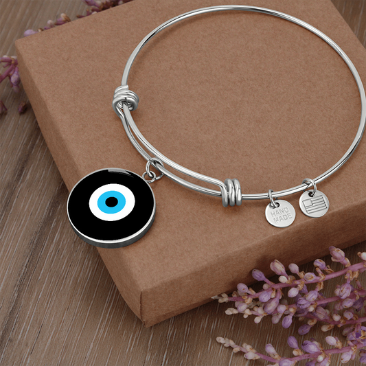 Evil Eye Bracelet | Black | Free Shipping