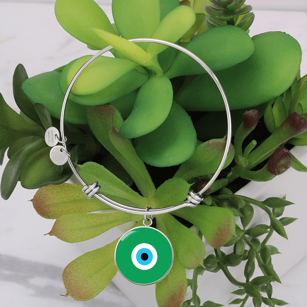Evil Eye Bracelet | Green | Free Shipping