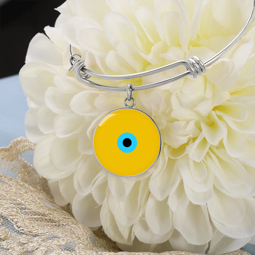 Evil Eye Bracelet | Gold Amulet |  Signature Design | Free Shipping