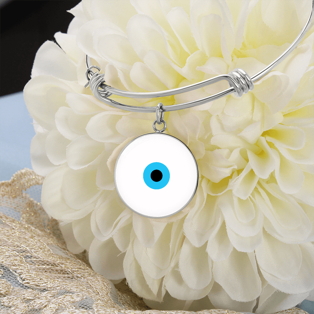 Evil Eye Bracelet | White | Free Shipping