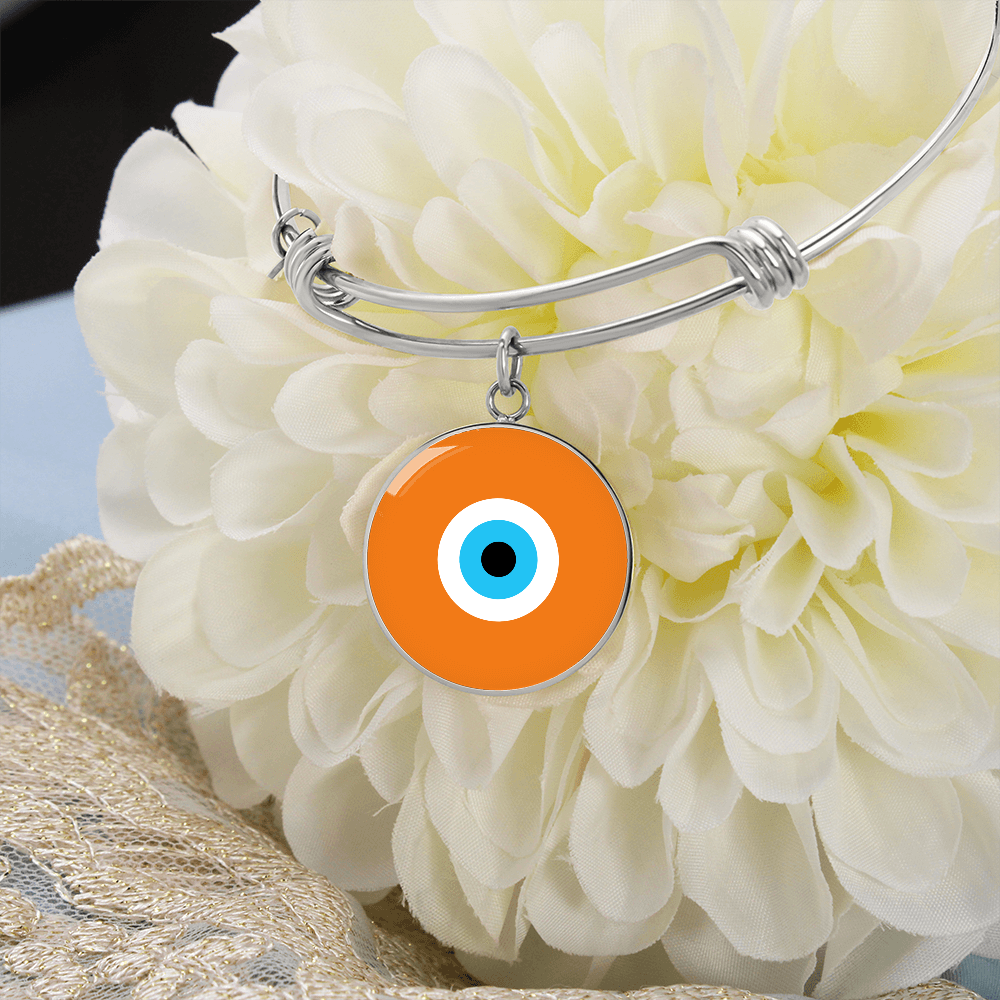 Evil Eye Bracelet | Orange | Free Shipping