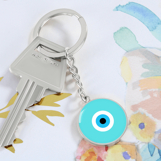 Evil Eye Keychain | Turquoise Amulet | Free Shipping