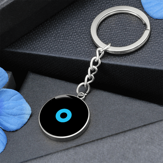 Evil Eye Keychain | Black Amulet |  Signature Design | Free Shipping