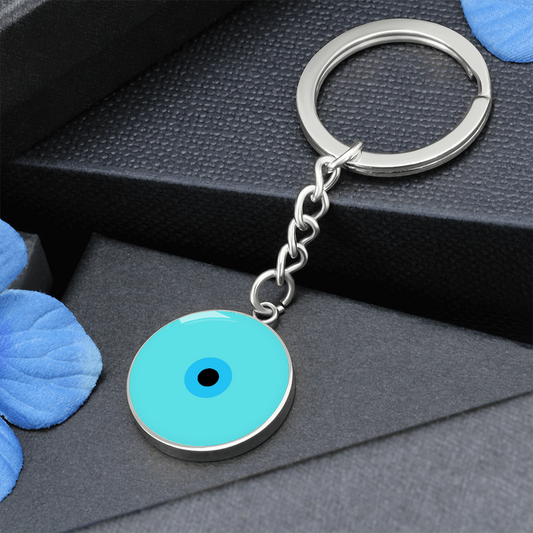 Evil Eye Keychain | Turquoise Amulet |  Signature Design | Free Shipping