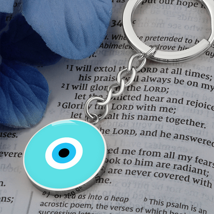 Evil Eye Keychain | Turquoise Amulet | Free Shipping