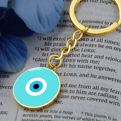 Evil Eye Keychain | Turquoise Amulet | Free Shipping