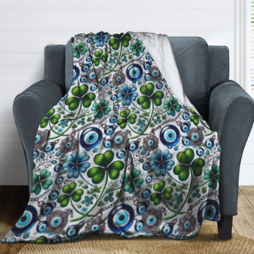 Evil Eye Blanket, Evil Eye Gifts, Energy Protection, Ships from USA