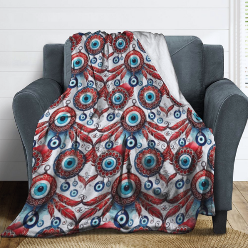 Evil Eye Blanket, Evil Eye Gifts, Energy Protection, Ships from USA