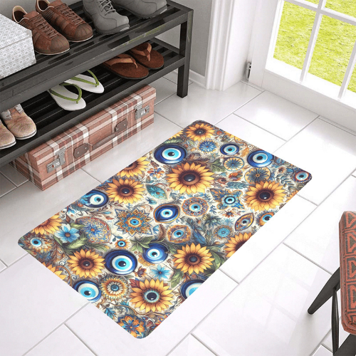 Evil Eye Rubber Doormats | Evil Eye Gifts | Ships from USA