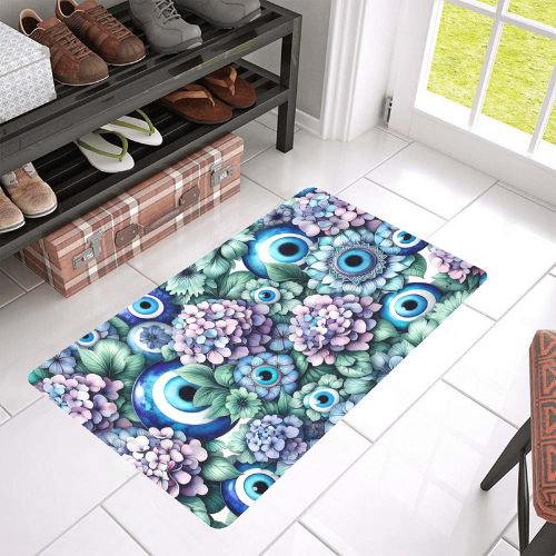 Evil Eye Rubber Doormats | Evil Eye Gifts | Ships from USA