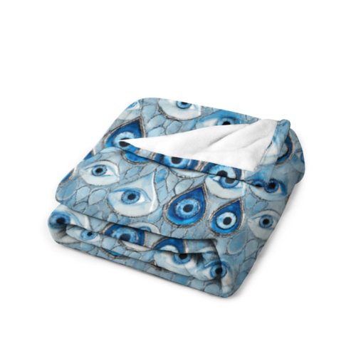 Evil Eye Blanket, Evil Eye Gifts, Energy Protection, Ships from USA