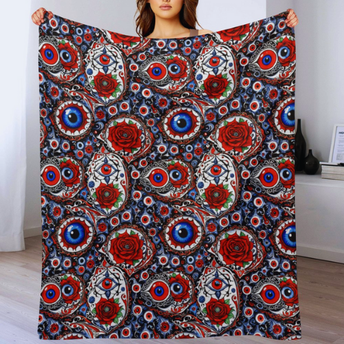 Evil Eye Blanket, Evil Eye Gifts, Energy Protection, Ships from USA