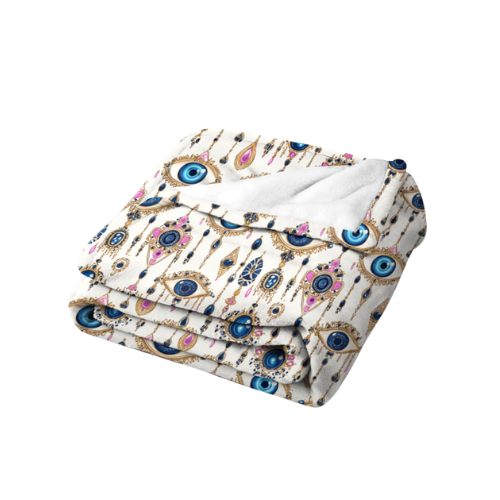 Evil Eye Blanket, Evil Eye Gifts, Energy Protection, Ships from USA