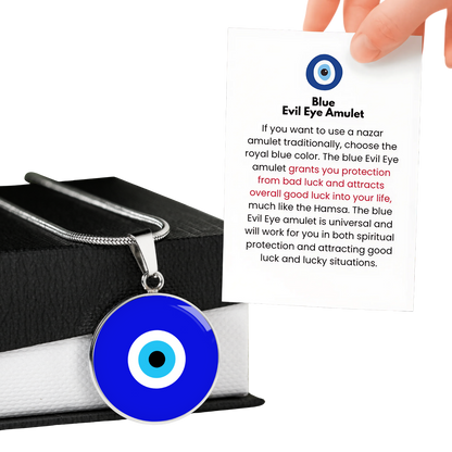 Evil Eye Necklace | Blue Amulet |  Original | Free Shipping